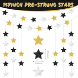 Happy Retirement Party Decorations For Men Women, 4Pcs Happy Retirement Gold Glitter Banner, Black Gold Retired Hanging Sign Party Supplies, Retired Farewell Party Table Centerpieces Kit