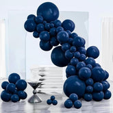 123Pcs Navy Blue Balloon Arch Kit Mixed Sizes Party Decorations