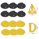 Holy You'Re Old Banner Decorations Kit,20Pcs,Gold Funny Adult Birthday Party Decor Sign For 30Th-40Th-50H-60Th-70Th-80Th-90Th Birthday,Including Holy You'Re Old Banner, 12Pcs Swirl, 6Pcs Poms