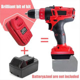 DM18MAN Battery Adapter for Craftsman 20V, Converts Dewalt 20V & Milwaukee 18V
