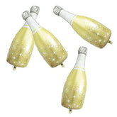 4Pcs Champagne Bottle Mylar Foil Balloons Birthday Bachelorette Party Decoration