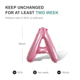 58 Pc Medium Blue Letter Balloons: Mylar A-Z & Vowels for Custom Party Banners