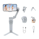 Gimbal Stabilizer For Smartphone,3-Axis Phone Gimbal For Android & Iphone 14 Pro Max,Phone Stabilizer For Video Recording With Face/Object Tracking,Vlogging Kit,Portable- Isleeky L7C Pro…