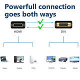 Hdmi To Dvi Cable Adapter – Bi-Directional Dvi-D Dual Link To Hdmi Cable Conve