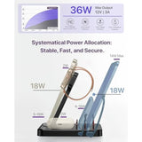 5-In-1 Charging Station, For Iphones 16 Pro/16 Pro Max/16 And Androids, Ipad Pro/Air/Mini, Apple Watch 10/Ultra 2/Ultra/9/8/7/Se, Wireless Charging Dock For Multiple Devices (White)