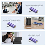 USB C to 3.5mm Audio Adapter, USB Type C to Headphone Jack Dongle Aux Adapter DAC Stereo HiFi Right Angle for Galaxy S26 Ultra S25 Plus A17