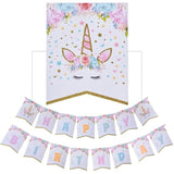 30PCS Unicorn Birthday Decorations – Banner, Swirls, Party Favors & Supplies for Girls