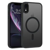 iPhone XR Magnetic Magsafe Case Translucent Matte TPU Black