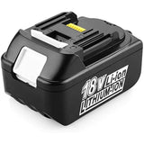 Bl1850 5.0Ah 18 Volt Battery Replacement For Makita 18V Battery With Led Indicator Bl1815 Bl1830 Bl1850B Bl1860 Lxt-400 Cordless Power Tools Batteries