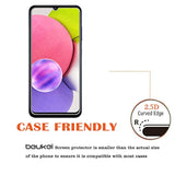 (3 Pack) Compatible For Samsung Galaxy A03S / Galaxy A03 Core/Galaxy A03 Screen Protector Tempered Glass, Touch Sensitive,Case Friendly, 9H Hardness