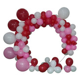 144 Pcs - Premium Party Balloons For Baby Showers, Birthdays, Weddings, Valentine'S Day And Celebrations (Red, Pink, White)
