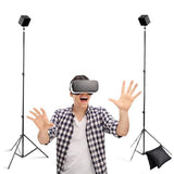 Vr Tripod Stand, Htc Vive Base Station Compatible Sensor Stand And Base Station Mount For Vive Sensors Or Oculus Rift Constellation (2 Stands)