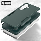 for Galaxy S25 FE Case: Dual Layer Protective Heavy Duty Cell Phone Cover Shockproof Rugged with HD Screen Protector - Military Protection