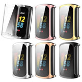 Screen Protector Case Compatible With Fitbit Charge 6 Smartwatch Case Soft Tpu Full Protection Durable