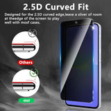 3 Pack Privacy Screen Protector Designed For Samsung Galaxy A36 5G,Full Coverage Anti-Spy Tempered Glass Film,9H Hardness,Anti-Fingerprint,Bubble Free,Easy To Install