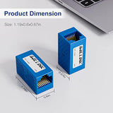 5-Pack Rj45 Cat6 Inline Coupler, Female To Female Ethernet Coupler, Ethernet E