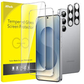 JETech Screen Protector for Samsung Galaxy S25 5G with Camera Lens Protector, Tempered Glass Film, Fingerprint ID Compatible, HD Clear, 2-Pack Each