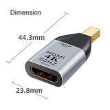 cablecc Mini DisplayPort DP Source to HDMI Sink Displays 4K@60hz Ultra HD Conv