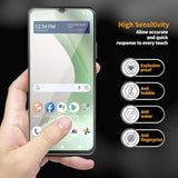 3 Pack For Blu View 5 Tempered Glass Screen Protector, Scratch-Proof, Bubble-Free,Hd Transparent, 9H Hardness,Bubble Free,Case Friendly