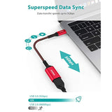 Usb C To Usb 3.1 Adapter 2 Pack, Otg Cable Type C Male To Usb Female Otg Adapter Compatible With Iphone 15/15 Pro/15 Plus/15 Pro Max, Macbook Pro, Ipad, Samsung Galaxy, Huawei,Google Pixel-Red