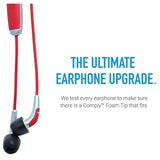 Sport Pro Sx-500 Memory Foam Earphone Tips With Sweatguard, Secure Fit Replacement Earbud Tips For Active Lifestyle (Small, 3 Pairs), Black