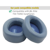 Replacement Ear Pads,Compatible With Jbl Elite 750 750Nc Earphones,Ear Cushionare Made Of Premium Protein Leather And Long-Lasting Memory Foam Sponge(Blue)