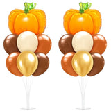 Fall Balloon Pumpkin Foil Stand Kit Table Centerpiece Boho Wedding Birthday