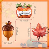 149PCS Fall Balloon Garland Arch Kit Burnt Orange Burgundy Brown Gold Decor