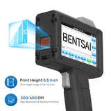 Handheld Inkjet Printer Bt-Hh62 Series Newly Upgraded With 16H Long Endurance Use For Batch Number Date Code Logo Serial Number Qr Code On Plastic Cardboard Wood Metal (0.5 Inch With Sensor)