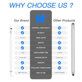 Stylus Pen For Iphone 12-16 Series: Apple Pencil For Iphone 16/15/14/13/12 - Fine Point Stylus With Palm Rejection - Drawing & Note Taking Digital Pen Tool For Learning/Works