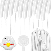 100 Pcs White 260 Balloons – Long Twisting Balloons for Arch & Party Decorations