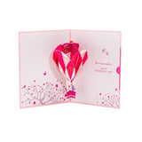 3D Pop-Up Valentine'S Day Greeting Card Love Pop-Up Card Valentine'S Day Gift To Her/Him, Girlfriend/Boyfriend/Husband/Wife Anniversary Greeting Card. (Hot Air Balloon)