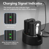 Replacement For Ring Battery 2 Pack With Ring Battery Charger - 6040Mah For Ring Doorbell And Cameras