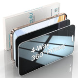 (2 Pack 360 Degree Privacy Screen Protector For Iphone 16 Pro Max 6.9 Inch Tempered Glass, 4 Way Anti-Spy, Full Coverage, Anti Scratch, Bubble Free, Case Friendly