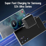 45W Super Fast Charger Type C 10Ft, Usb C Wall Charging And Android Phone Charger Cable For Samsung Galaxy S25/S25 Ultra/S25+/S24 Ultra/S24 Plus/S24+/S23 Ultra/S23+/S22 Ultra/S22 Plus/Note 20,2 Pack