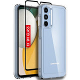for Galaxy-A15-5G Phone Case: Military-Grade Shockproof Phone Cover with Tempered Glass Screen Protector, Anti-Scratch & Reinforced Bumpers -