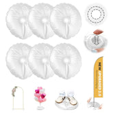 2 Pack Water Weight Bags For Balloon Column Stand And Balloon Arch, Openable Water Fillable Base For Party Wedding Graduation Decor Supplies Accessories, 10 Lbs (White)