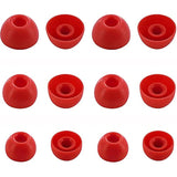Ear Tips Compatible With Beats Studio Buds Earbuds, 6 Pairs S/M/L Sizes Soft Silicone Replacement Ear Tips Earbud Covers Eartips Compatible With Beats Studio Buds, Red 12