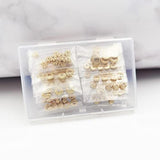 120PCS Gold Plated Spacer Beads for DIY Bracelets & Jewelry Making