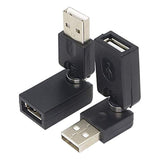 Swivel Usb Adapter, Rotatable Usb 2.0 Type A Male To Type A Female Extension C