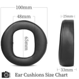 Maxwell Replacement Ear Pads Ear Cushions Compatible With Audeze Maxwell Headphones (Mm100) Cooling Gel Earpads Thickness Cover Ear Cups
