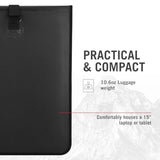 Victorinox Touring 2.0 Laptop Sleeve - Professional, Waterproof 15" Laptop Sleeve - Features Magnetic Clasp - Black