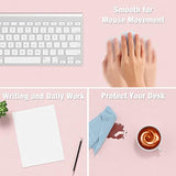 Desk Pad, 30" X 14" Pu Leather Desk Mat, Xl Extended Mouse Pad, Waterproof Desktop Blotter Protector, Nonslip Ultra Thin Large Laptop Keyboard Writing Mat For Office Home, Pink