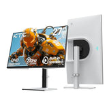 27 Inch Gaming Monitor 200Hz, 1440P Monitor With Speakers, Up To 210Hz Computer Monitors Fast Ips 1Ms, 131% Srgb, Adaptive Sync, Tilt/Swivel/Pivot/Height Adjustment, Hdmi Displayport, White H27T6
