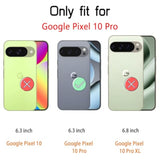 2+2 Pack For Google Pixel 10 Pro Screen Protector With Camera Lens Protector,With Alignment Frame, Hd Clear Scratch Resistant, Fingerprint Unlock Support,Case Friendly