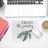 Turtle Mouse Pad For Desk, Turtle Gifts For Women Turtle Lovers, Turtle Desk Accessories, Non-Slip Rubber Base Mouse Pads For Wireless Mouse, Computers, Laptop, Office, 9.5X7.9 Inch