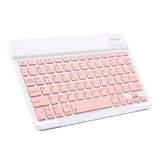 Ultra Slim Mini Wireless Bluetooth Keyboard Compatible With Kindle Fire Hd 10/8/Fire Max 11/Ipad 10.2"/Ipad Air/Ipad Pro,Iphone And Other Devices Including Ios/Android/Windows,Pink