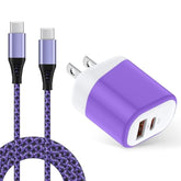 Charger For Samsung Galaxy Z Flip 7 Fe 6 5 4 3 2, Z Fold 7 6 5 4 3 5G, Fast Charging Phone Charger Block For S25 Edge, S25+ S25 S24 S23 S22 S21 S20 Note 20, Wall Power Adapter With Usb C To C Cable