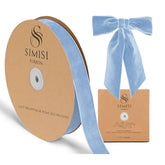 Blue Velvet Ribbon 1'' 25 Yards For Christmas Tree, Gift Wrapping, Flower Bouquet, Wreath Decorations, Bow Making