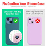 6 Pack iPhone 15 15 Plus Camera Lens Protector Bling Pink 9H Tempered Glass